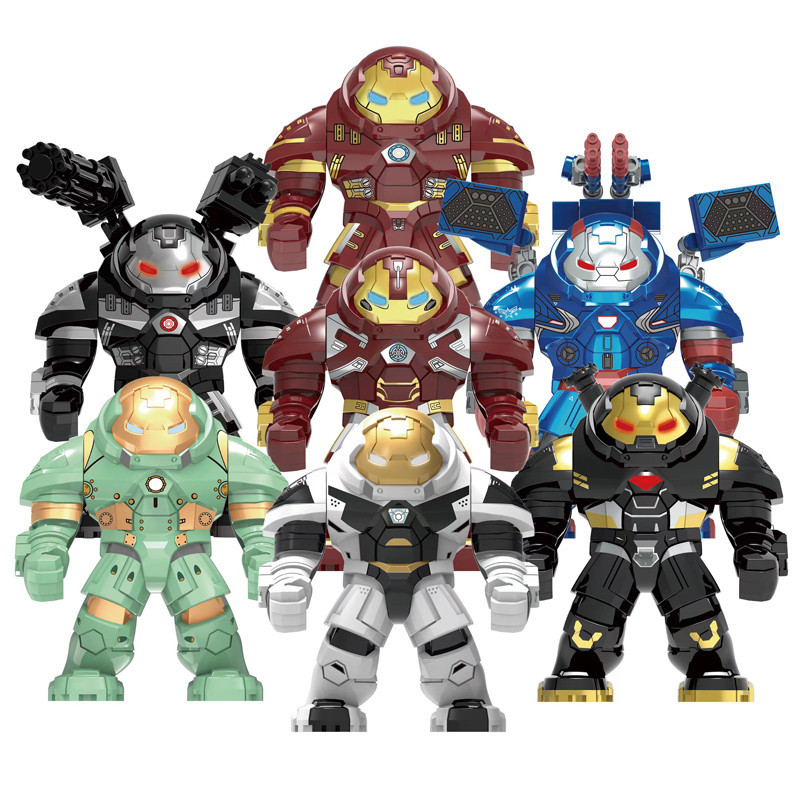 Hulkbuster Super Heroes บล็อกตัวต่อ ขนาดใหญ่ 10 ซม. ของเล่นสําหรับเด็ก