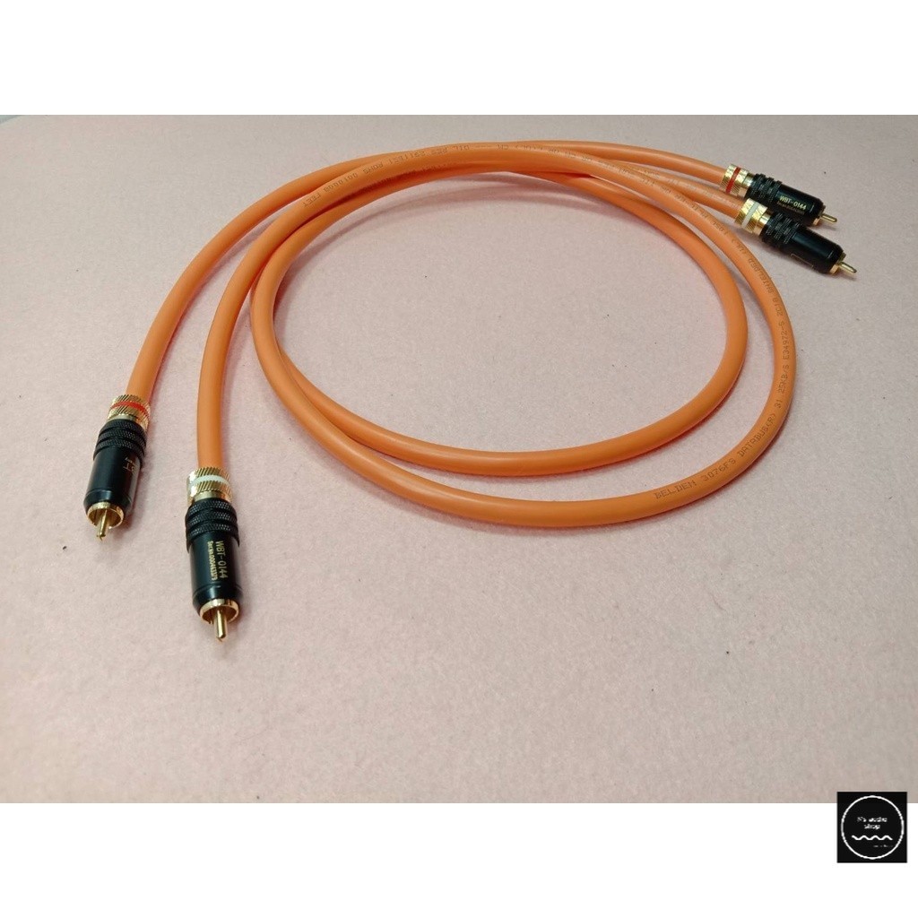 ..สายสัญญาณ RCA BELDEN   belden 3079e และ 3067f  หัว wbt พร้อมใช้งาน จำนวน2เส้น ..