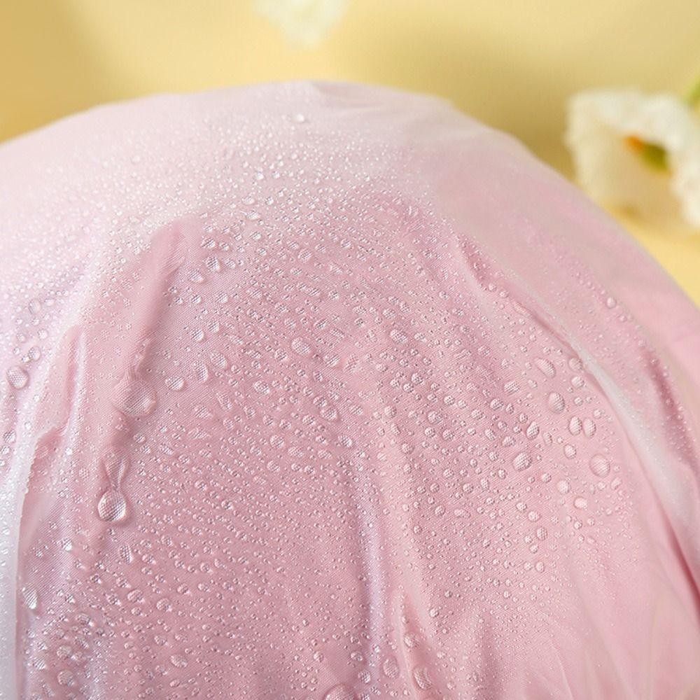 แก๊ซ75 หมวกอาบน้ํากันน้ํา,หมวกอาบน้ําพิมพ์ลายหนาระบายอากาศ,ผ้าคลุมผมแห้งดีไซน์สองชั้นแบบใช้ซ้ําได้ - รูปที่ 4