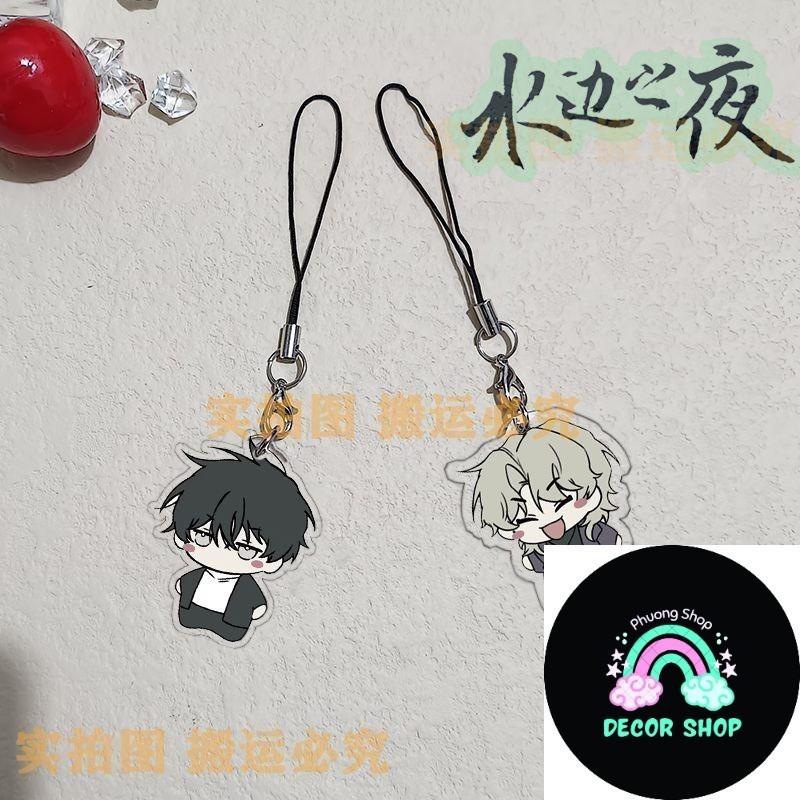 น้ําต่ําใน Twilight อะนิเมะโทรศัพท์ Lanyard Yeo Taeju Kim Euihyun เชือกเส้นเล็กการ์ตูน Lariat จี้อะค