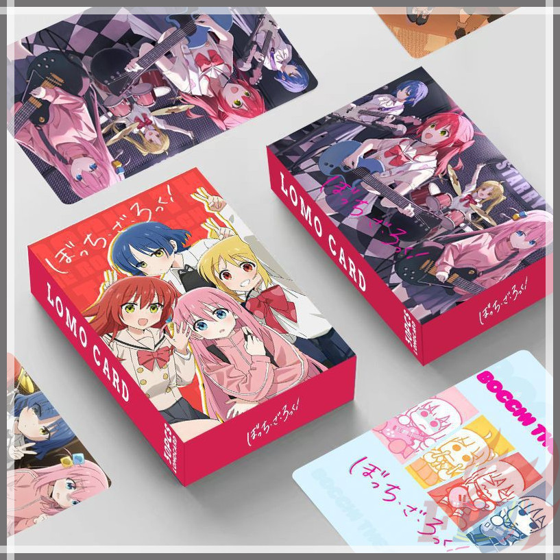 30Pcs/Box BOCCHI THE ROCK! Series 01：Anime Double Sided Lomo Cards 5.6cm*8.8cm Mini Postcard Fans Collections Photocards