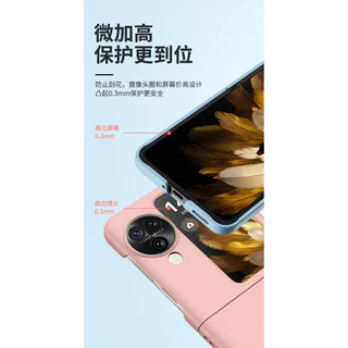 Slim Candy สีสัน Hard PC พลาสติกป ้ องกันโทรศัพท ์ Caseing Oppo ค ้ นหา N2 N3 Flip Skin-Friendly พับกันกระแทกด ้ านหลังกรณีฝาครอบ