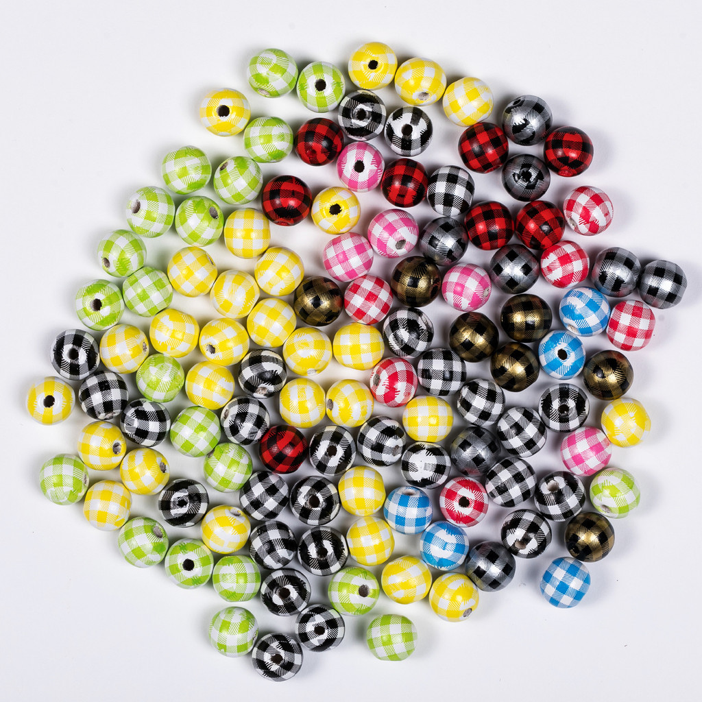 2pcs 16mm Lattice ไม ้ ลูกปัดหลวม Spacer ลูกปัดสําหรับสร ้ อยข ้ อมือสร ้ อยคอเครื ่ องประดับทําเชือกผมพวงกุญแจ Handmade อุปกรณ ์ เสริม