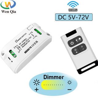 433 Mhz RF ไร้สาย Dimmer สวิตช์ไฟรีโมทคอนโทรล Dc 5 V 12 V 24…