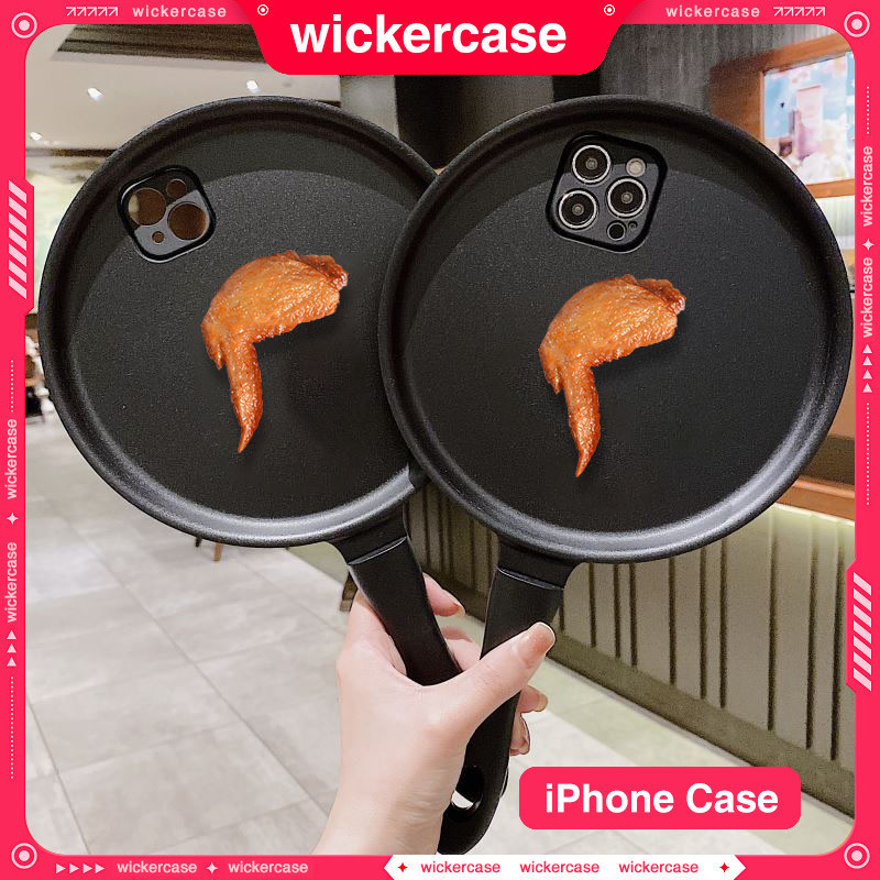 ปีกไก่ตลก Pan เคสโทรศัพท์ iPhone 16 16Pro 16ProMax 15 15Pro 15ProMax 14 Pro Max 13 Pro Max 11 12 Pro Max X XS Max XR 6 7 8Plus Anti-Drop โทรศัพท์มือถือป้องกันกรณี