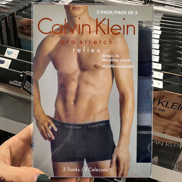 กางเกงใน กางเกงใน ck Calvin Klein ของแท้ ck กางเกงผู้ชายผ้าฝ้ายเซ็กซี่ Modal Boxer Boxer Mid Rise Plus Size Gift Box