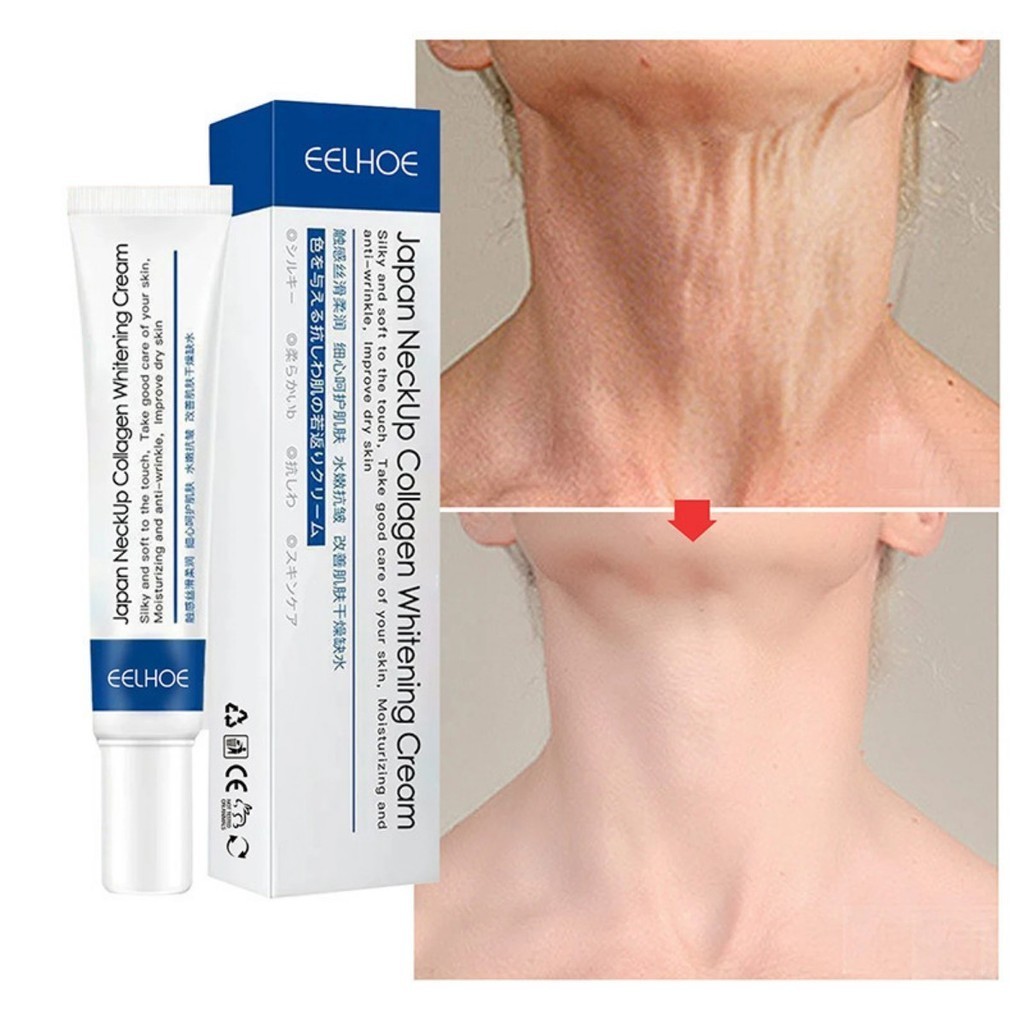 EELHOE ครีมคอลลาเจนคอ 20g - สูตรกระชับสัดส่วน Hydrating To Diminish Lines & Shape Neck Contour