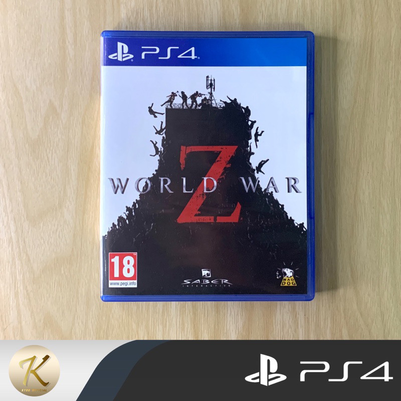 แผ่นเกมส์ PS4 : World War Z 📍 (มือ 2)  สินค้าพร้อมจัดส่ง
