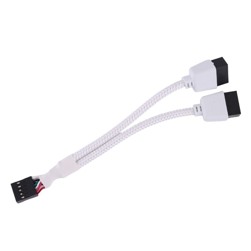 BTM USB 9Pin Splitter Shielded USB 2 0 9Pins to Two 9 Pin Splitter Cable ที่เชื่อถือได้