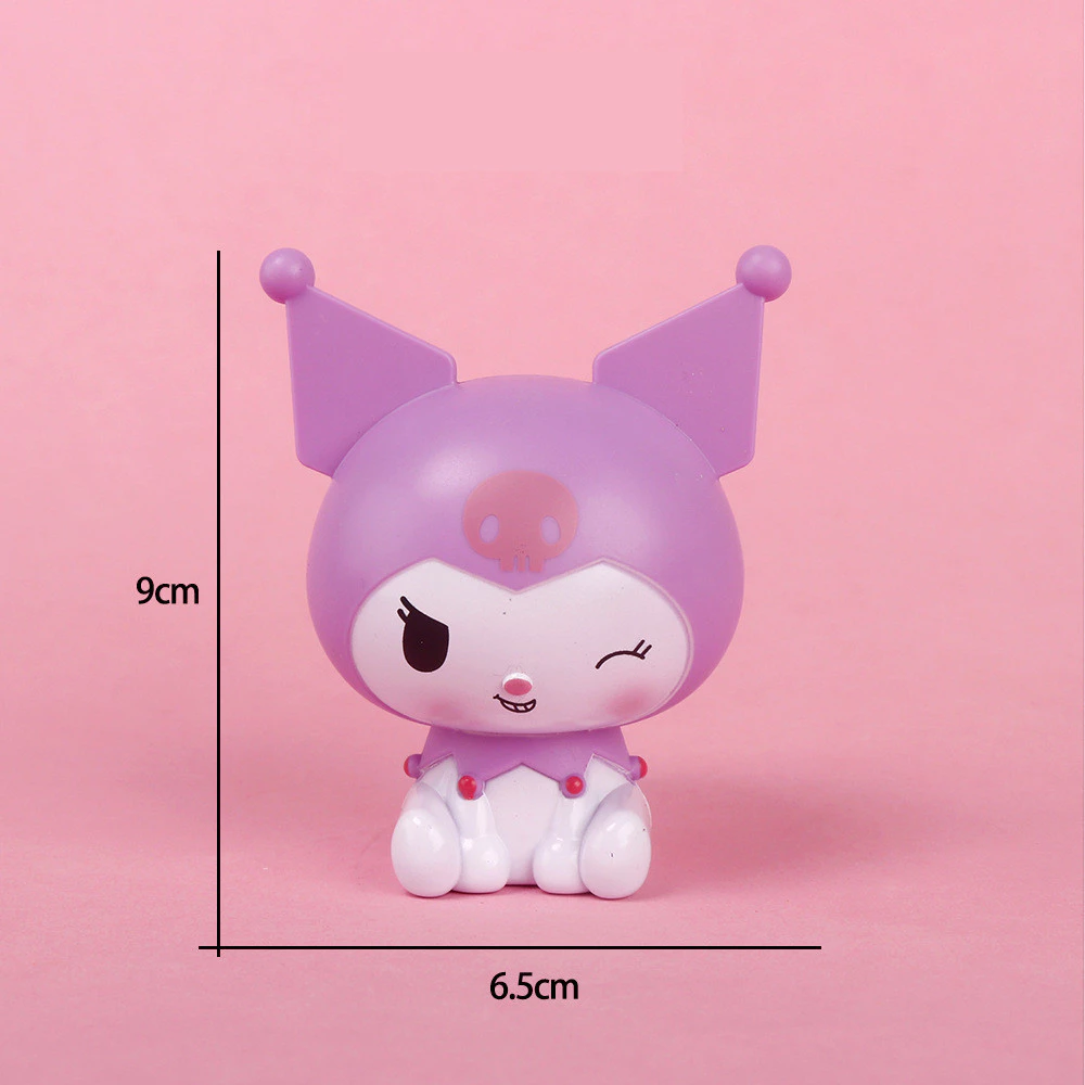 ของเล่นตกแต่งเค้ก Sanrio Kuromi Cinnamoroll Pompompurin My Melody thumbnail 4