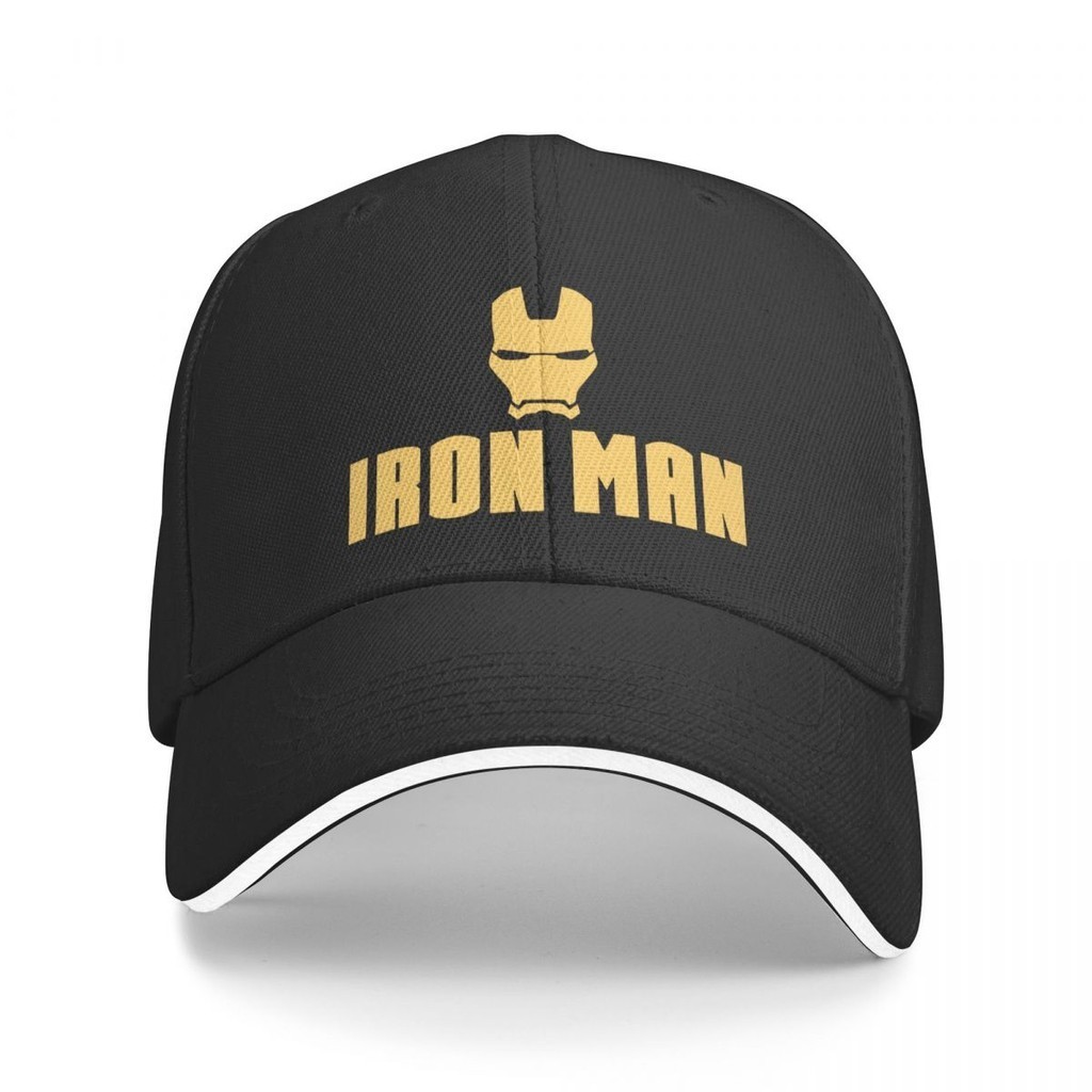 หมวกพ ่ อแบบปรับได ้ สไตล ์ Iron Man สําหรับกีฬาและชุดลําลอง