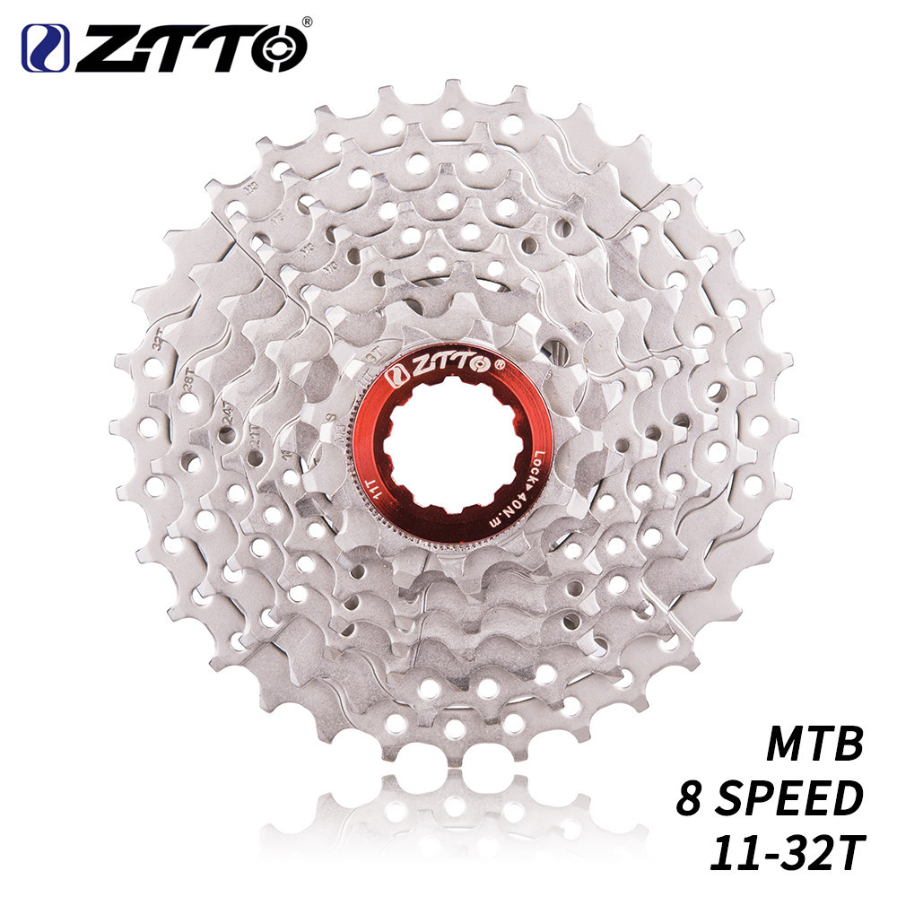 ZT 8 Speed 11-32T Bicycle Cassette Mountain Bike 8speed Steel 8s 8v K7 Freewheel Flywheel Bicycle Pa