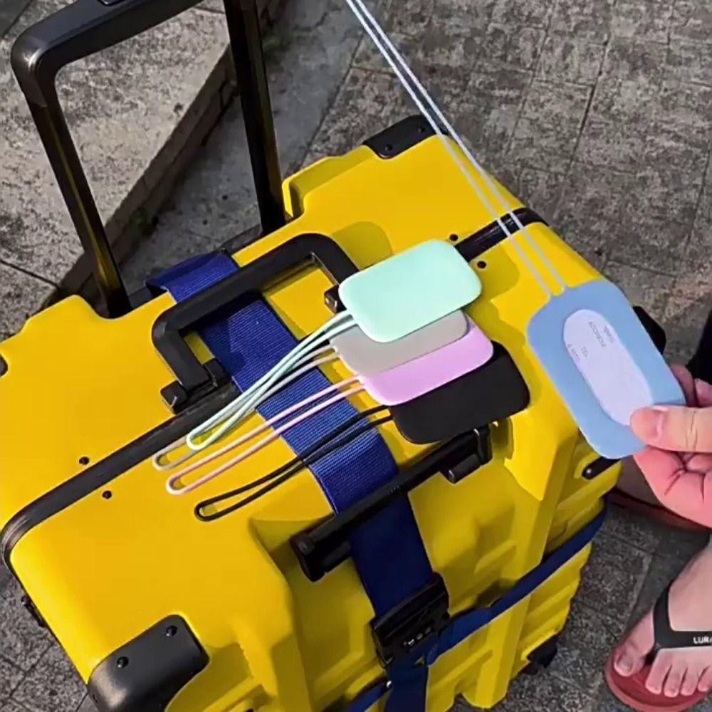 Lacyeszb ซิลิโคนแท็กกระเป๋าเดินทาง,ชื่อแท็กกระเป๋าเดินทาง Boarding Pass เครื่องบินแท็กกระเป๋าเดินทาง, Fasion ที่อยู่ป้าย Baggage ชื่อแท็กเครื่องบินกระเป๋า Boarding Pass Tag Travel