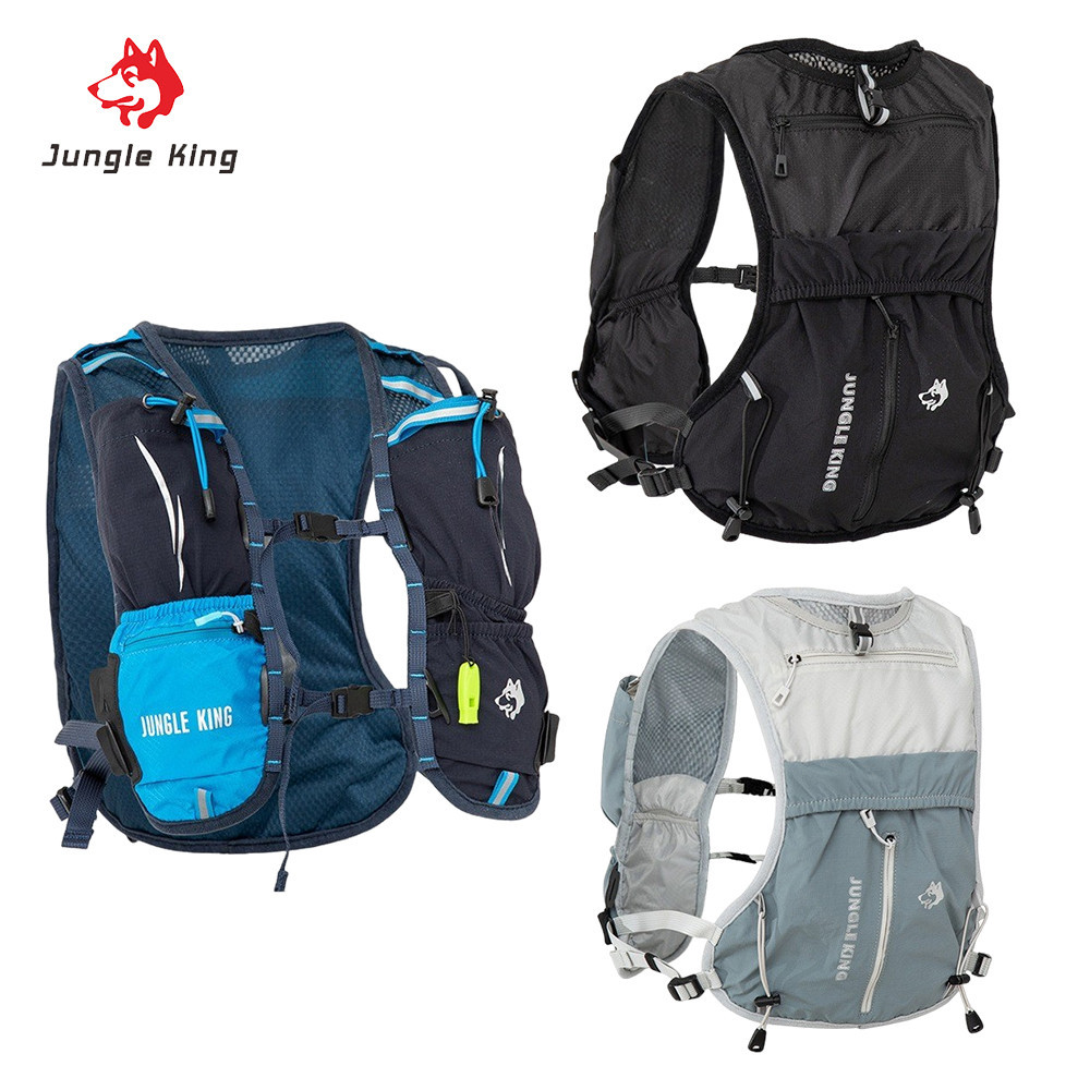 Jungleking กระเป๋าเป้สะพายหลังกีฬากลางแจ้ง 8L Marathon Moisturizing Vest เหมาะสําหรับการแชร์การขี่จักรยานเดินป่า