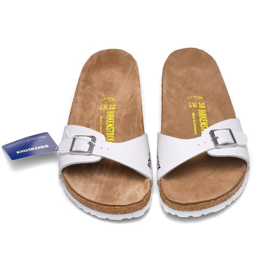 Birkenstock MADRID man/female CLASSIC White Cork Matte sneakers 34-44