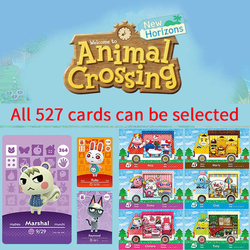 เลือกเป็นคุณชอบ Animal Crossing: New Horizons amiibo หมู่บ้านสัตว์ Animal Crossing ตัวละคร การ์ดต้อน