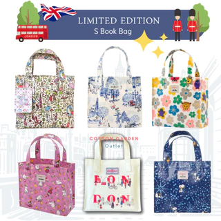 Limited Edition !🇬🇧 S Bookbag Oilcloth Mini Open Top Handle Bag