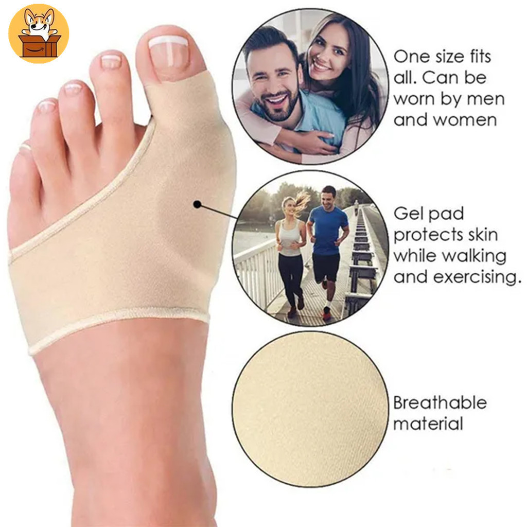Am-az 2pcs Soft Silicone Toe Hallux Valgus Separators - at Home & Night & Replacement Regularly!