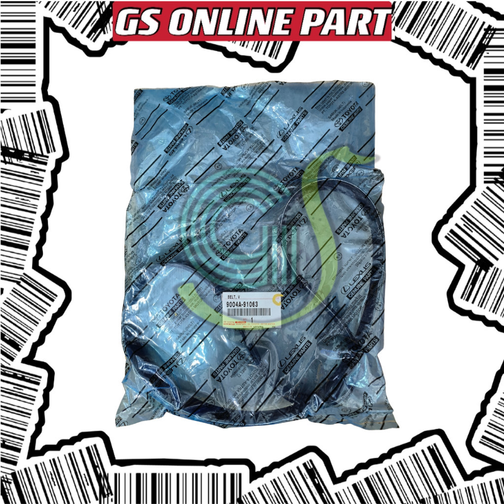 PERODUA AXIA & BEZZA 1.0 PRO BATI GENIUNE FAN BELT/ V-BELT 9004A-87R01 9004A-9106 (6PK1155)