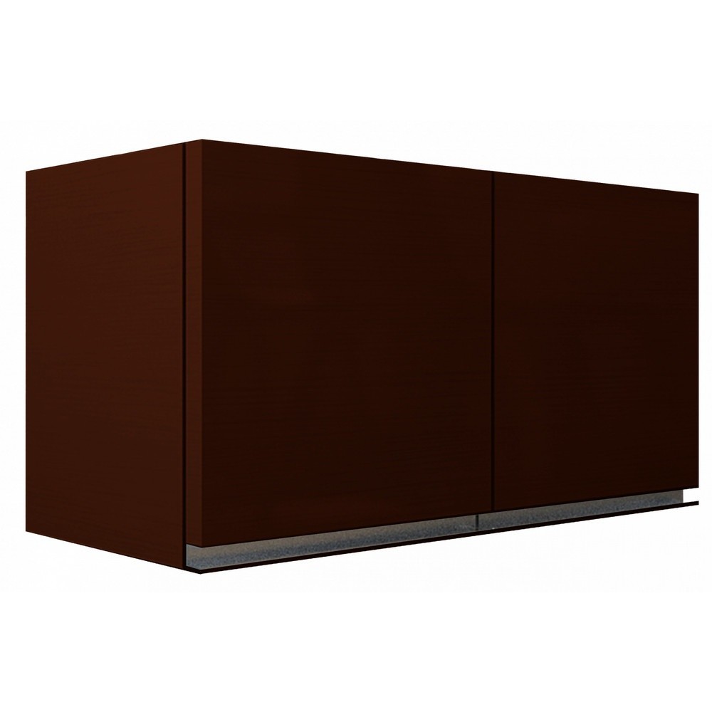 GlobalHouse MJ ตู้แขวนคู่บานทึบตรง  34x84x45 ซม. SAV-W408-WN สีวอลนัท สินค้าของแท้คุณภาพดี