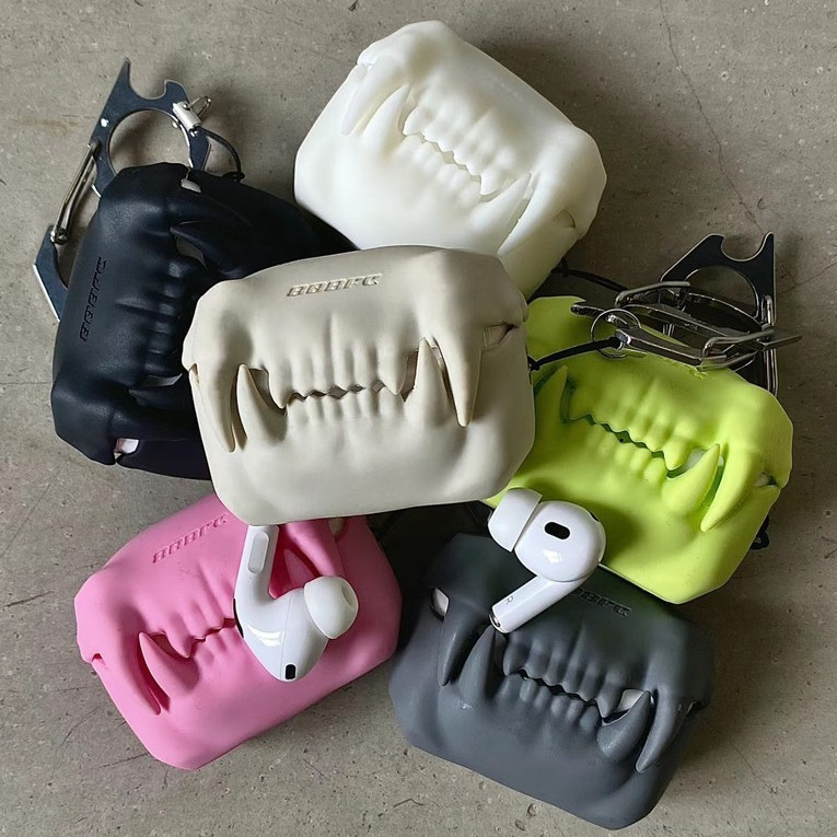 [G-Plus Studio ] Fangs หูฟัง AirPods3 เคสป ้ องกันฟันแวมไพร ์ 808FC Original Tiger Tooth AirPods pro2 ซิลิโคนบลูทูธหูฟังหูฟังกรณี