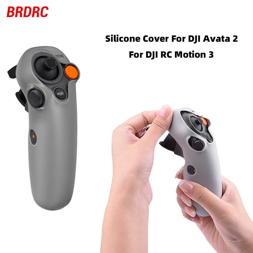 ฝาครอบซิลิโคนสําหรับ DJI AVATA 360/AVATA 2 RC Motion 3 จอยสติ๊กซิลิโคนป้องกันกรณีกันฝุ่น Scratchproof สําหรับ Avata2 อุปกรณ์เสริม
