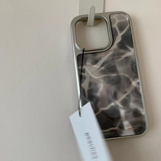 หรูหรา Electroplated bezel ระลอกน้ําเคสโทรศัพท์สําหรับ iPhone15 14 13 13 12 Pro Max ปลอก anti-shock กล้องป้องกัน Double frosted hard ฝาหลัง iPhone