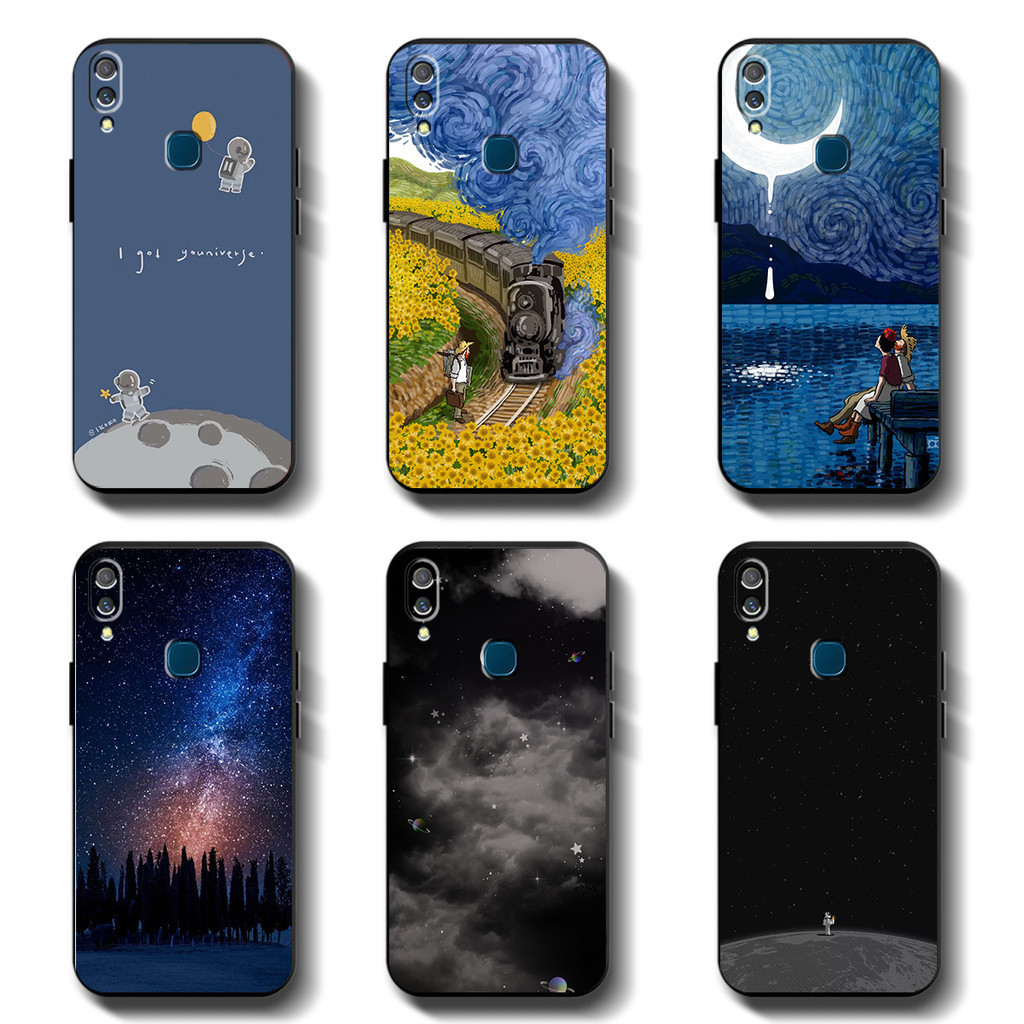 สีดํานุ ่ มสําหรับ VIVO 1906 Y11 Anticrack Casing คุณภาพสูง TPU ฝาครอบป ้ องกันซิลิโคนยางโทรศัพท ์ กรณี