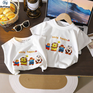 [ZY ] 70-150 ซม.พร ้ อมสต ็ อกเด ็ กผ ้ าฝ ้ ายแท ้ เสื ้ อย…