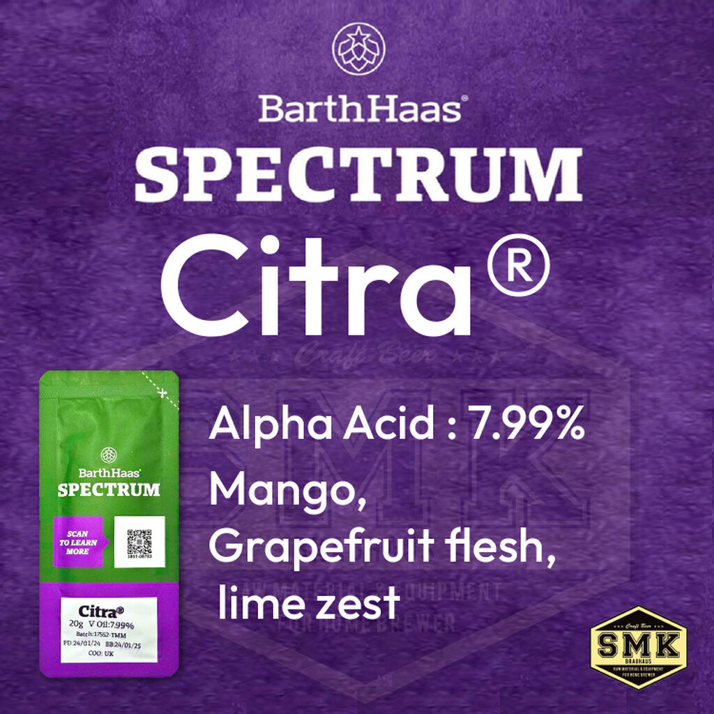 BARTH HAAS : HOPS SPECTRUM : Citra® : 20g.