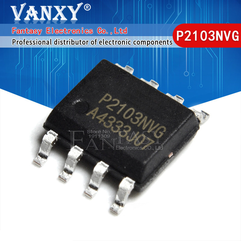 10pcs P2103NVG SOP-8 P2103NV SOP P2103N P2103 SOP8 ส่วนประกอบอิเล็กทรอนิกส์