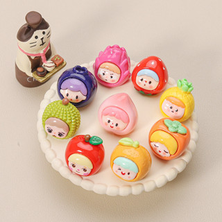 9 ชิ้นผลไม้ขนาดเล็ก Baby 3D เรซิ่น Charms สําหรับ DIY (11-44…