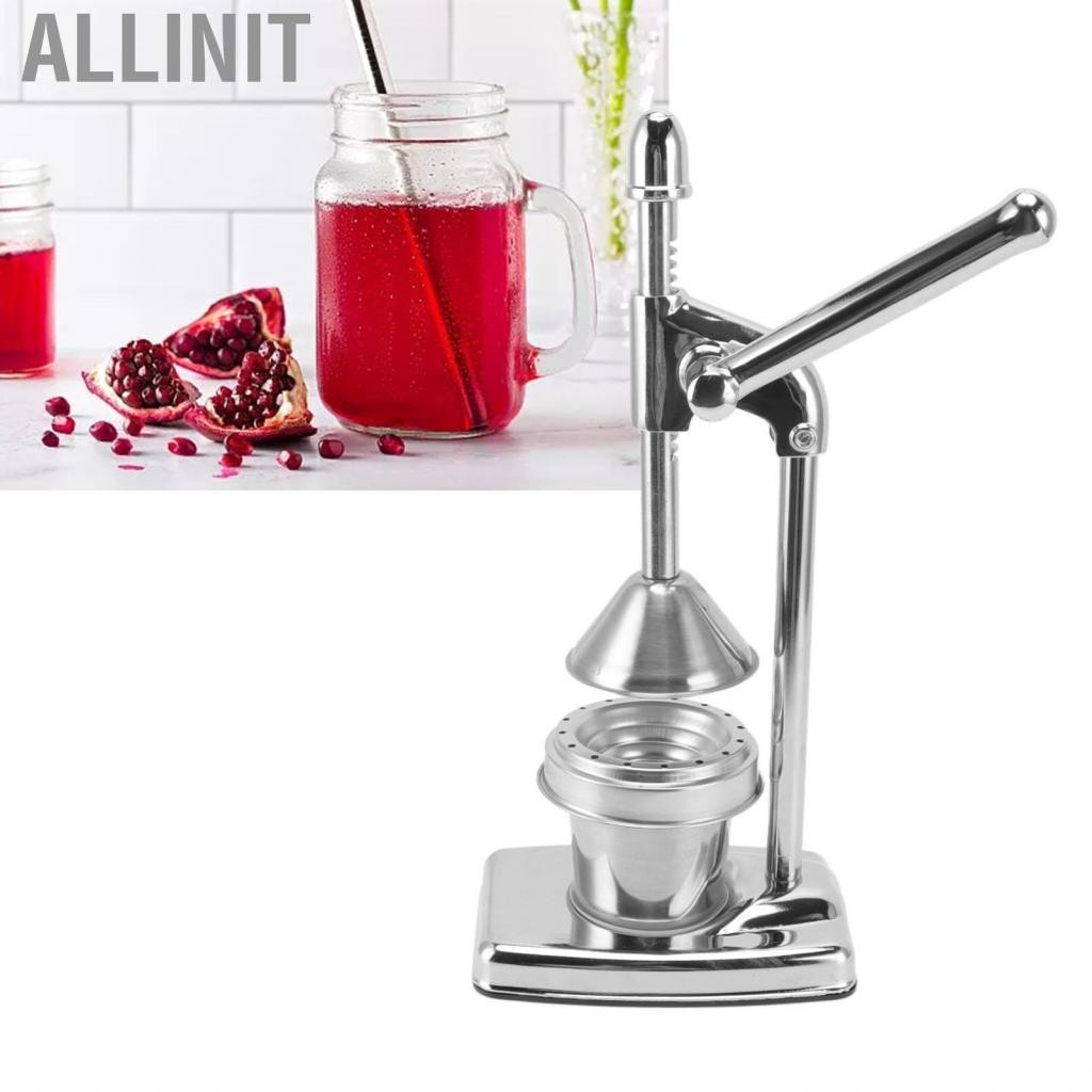 Allinit Citrus Juicer Professional Food Grade Stainless Steel Manual Press And