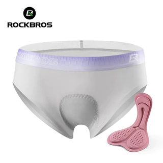 【TH Delivery】ROCKBROS กางเกงซับในปั่นจักรยานผู้หญิง แบบกระชับ ระบายอากาศดี นุ่มสบาย สำหรับจักรยานเสือภูเขาและเสือหมอบ