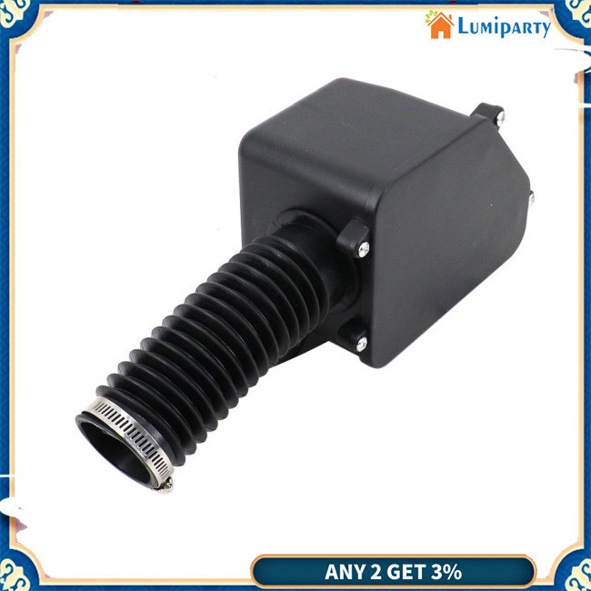 Lumiparty กล่องกรองอากาศทําความสะอาดไอดี Bend Head Air Filter Box Assembly ใช้งานร่วมกับ GY6 150cc ATV Go Kart Scooter