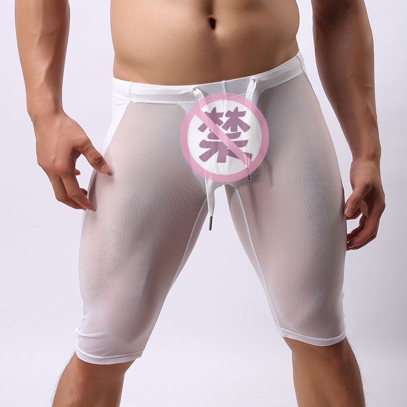 กางเกงขาสั้น BRAVE PERSON Sports Trend Mesh Bike สำหรับผู้ชาย, ฟิตเนสและฟิตเนส กางเกงขายาวขนาดกลางสำหรับผู้ชาย B2228#