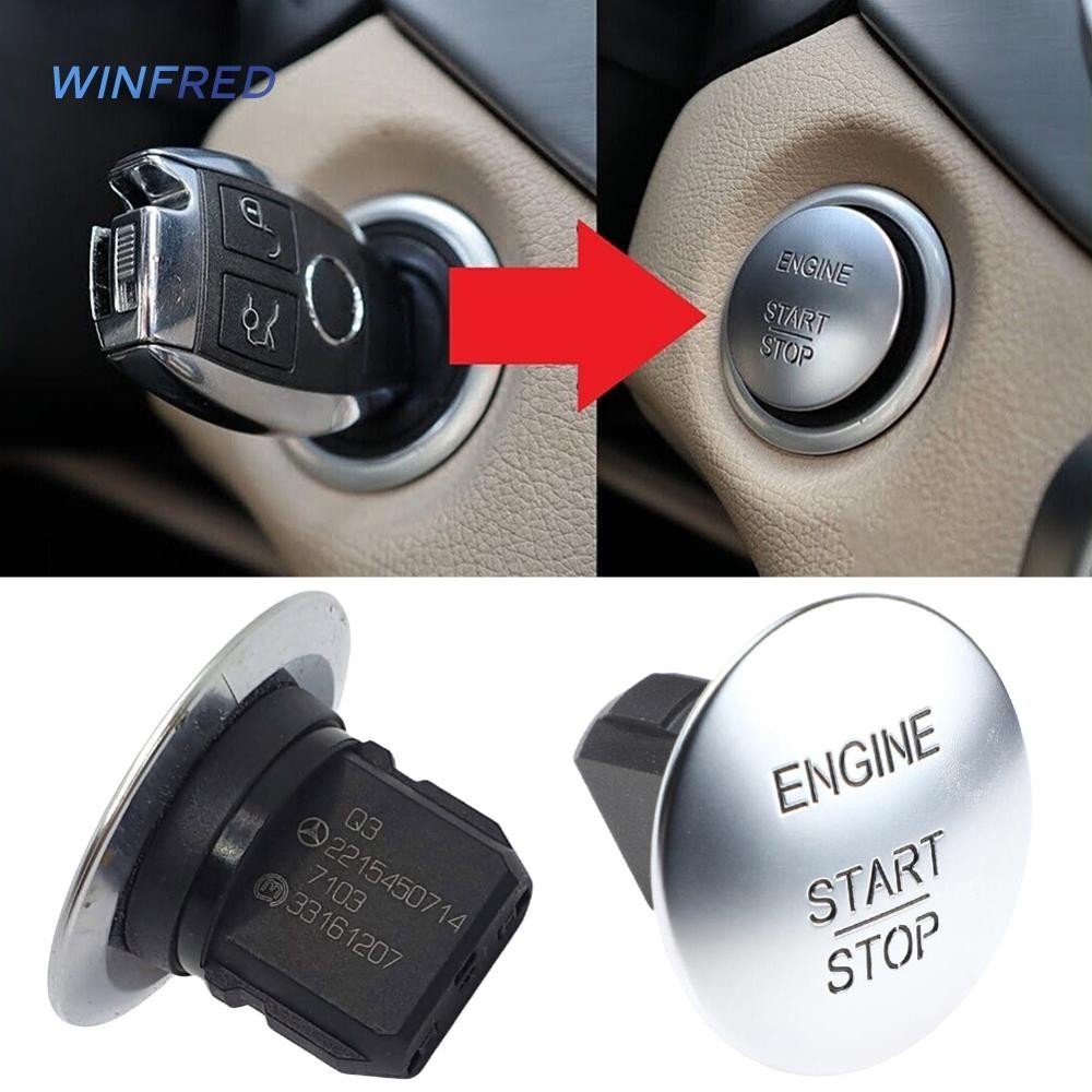 # Start Stop Push Button Keyless Start Stop Switch สําหรับ Mercedes Benz E GL ML Cla [Winfred.th ]
