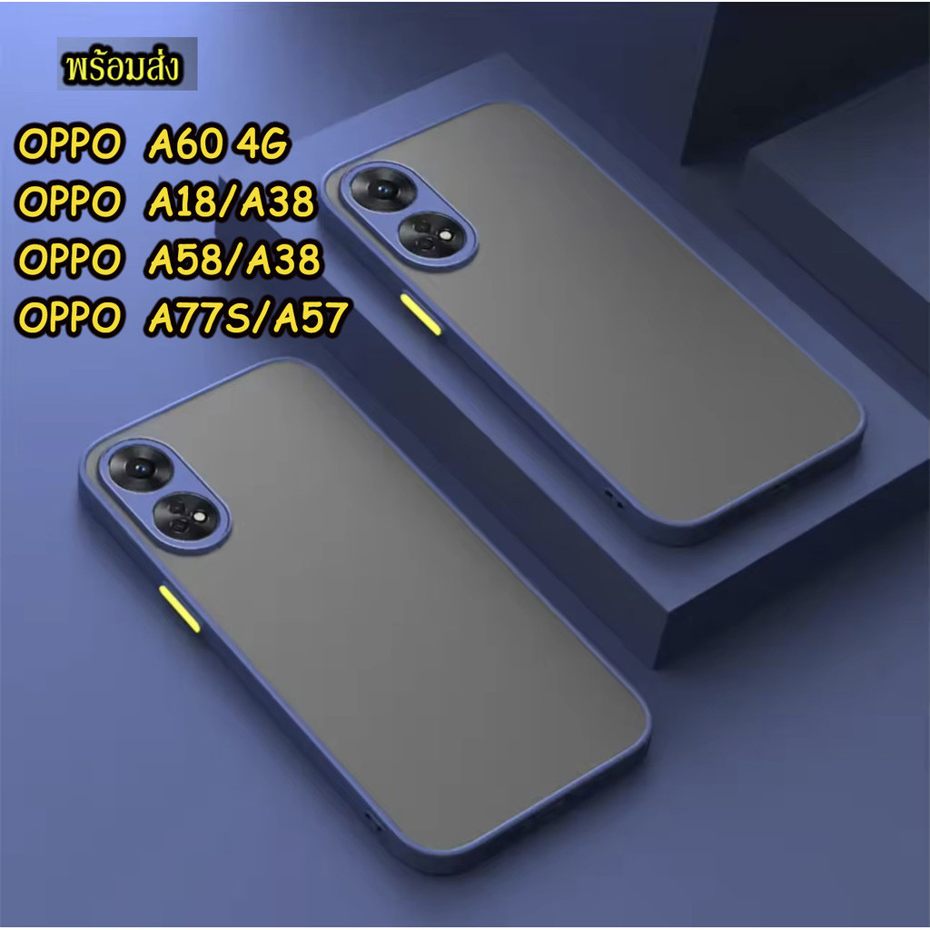 เคสกันกระแทก เคสใส แข็ง สำหรับOppo A5I A3 A3X A3Pro A60 A18 A38 A78 A58 5G A17 A17K A58 4G A98 A79 Reno11F
