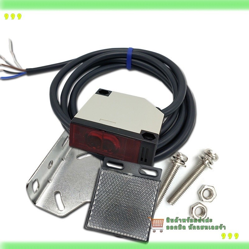 สั่งเลย! สวิตช์เซนเซอร์ตาแมว สะท้อนแสง แบบพิเศษ AC 90-250V 3A E3JK-R4M1