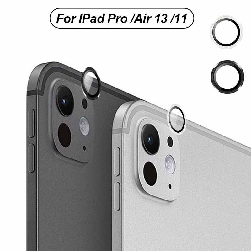 ฟิล์มเลนส์กล้อง วงแหวน สําหรับ ipad Air 6 11.0 Air13(2024) pro11 13 (2024)/ กระจกนิรภัยโค้ง ป้องกันเลนส์กล้อง กรอ