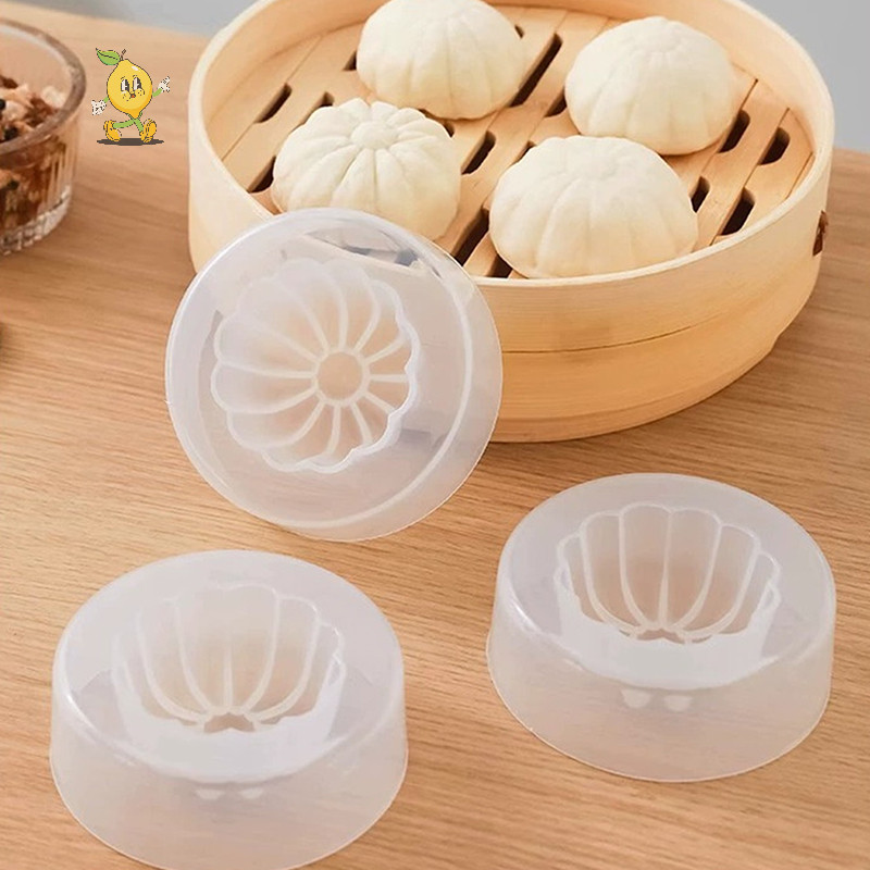 [mozh] แม่พิมพ์ Baozi จีน Diy Pastry Pie Dumpling Maker นึ่งยัดไส้ Bun ทํา Mould Bun Makers อุปกรณ์ครัวเบเกอรี่ Pastry Tool [TH]