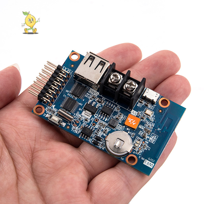 [mozh ] คอนโทรลเลอร ์ โมดูลสีเต ็ มรูปแบบ WF1 Board P3 P4 P5 P10 Led Matrix Digital Panel [TH ]