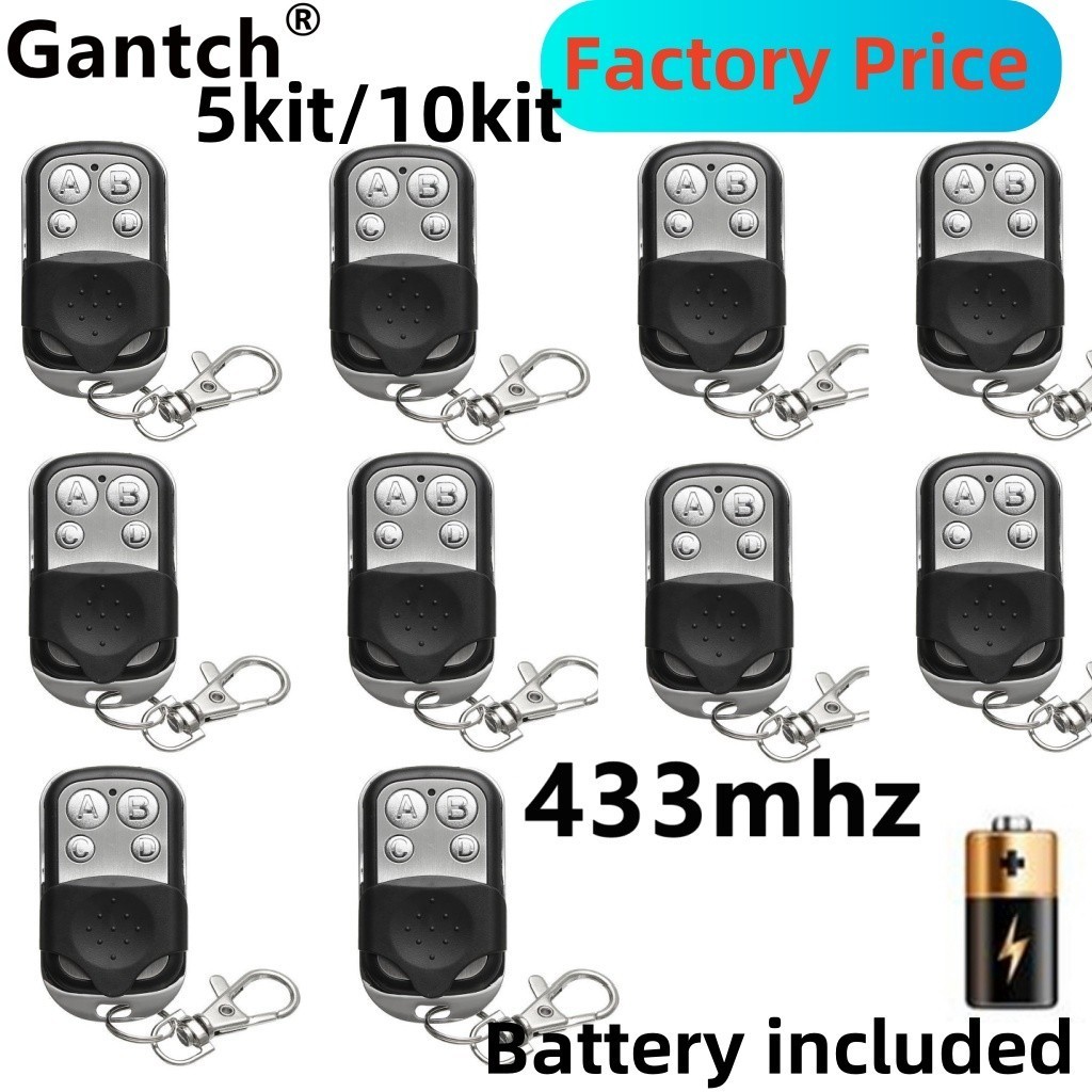 [Kit 5/10 ] Remote Control 433MHZ Clone Copy Duplicates Garage Automatic Electric Gate alarm system