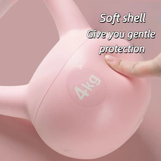 เคตเทิลเบล ดัมเบล 4-6 kg ดัมเบลหูหิ้ว ที่ยกน้ำหนัก ดัมเบลยกน้ำหนัก Kettlebel Soft -Homefittools