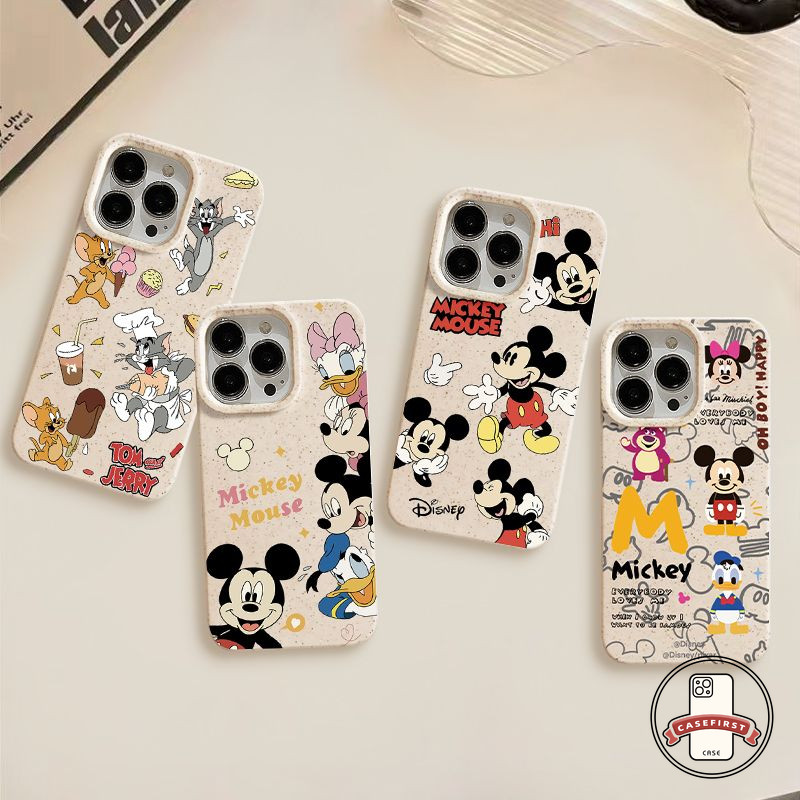 การ์ตูนมิกกี้เมาส์ตลกแมวลอตโซ่สำหรับ Vivo Y36 Y78 Y20 Y21 Y12 Y17s Y17 Y33s Y15s V25 Y21s Y15 Y16 Y91 V27 Y02 V29