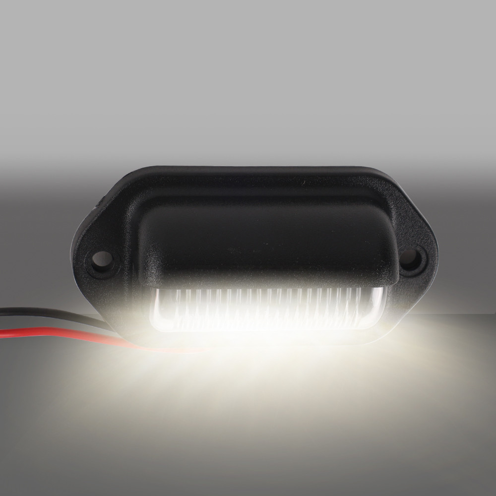 รถ6ไฟป้ายทะเบียนนํา-ไฟป้ายทะเบียนรถ-กันน้ํา12-24โวลต์ไฟ นํา-รถเอสยูวีรถพ่วงรถบรรทุกรถตู้แท็กขั้นตอนโคมไฟ-ป้ายทะเบียนสีขาวด้านหลอดไฟ - รูปที่ 3