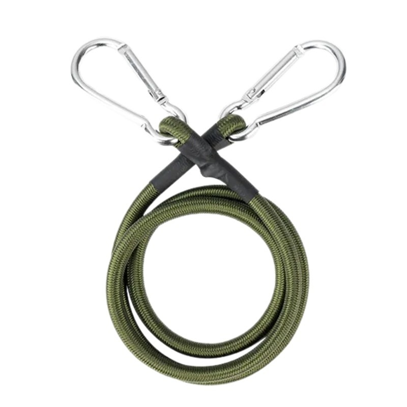 Soc * Strong Elastic Bungee Straps Elastic Tie Strap String String with Carabiner Hooks Heavy Duty Bungee Cord Camping Ornament