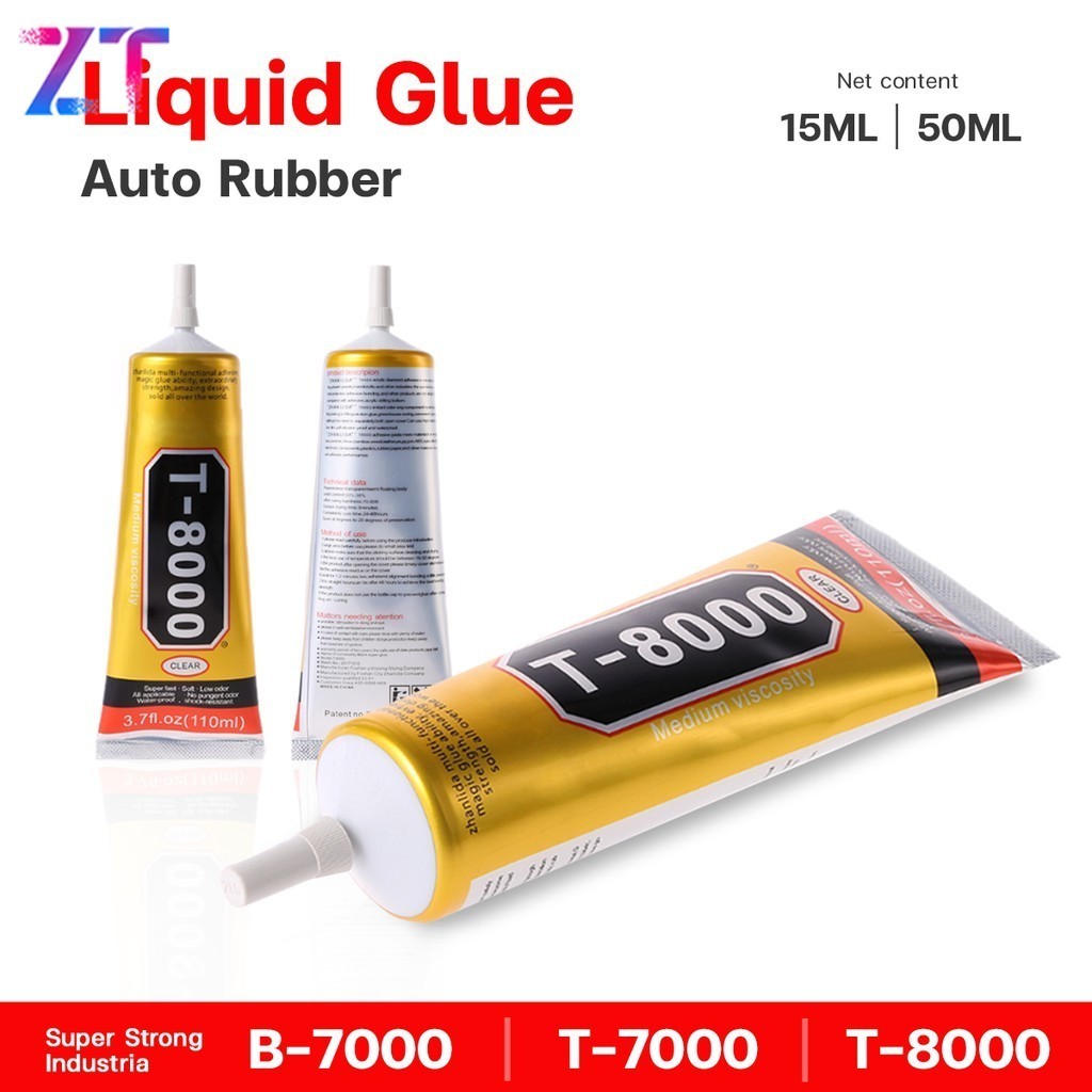 กาว T-8000 B-7000 T-7000 เครื่องมือช่าง กาวอเนกประสงค์ กาวติดจอมือถือ กาวน้ำคุณภาพ BU LAI EN T-8000 (15ml / 50ml) #B-088
