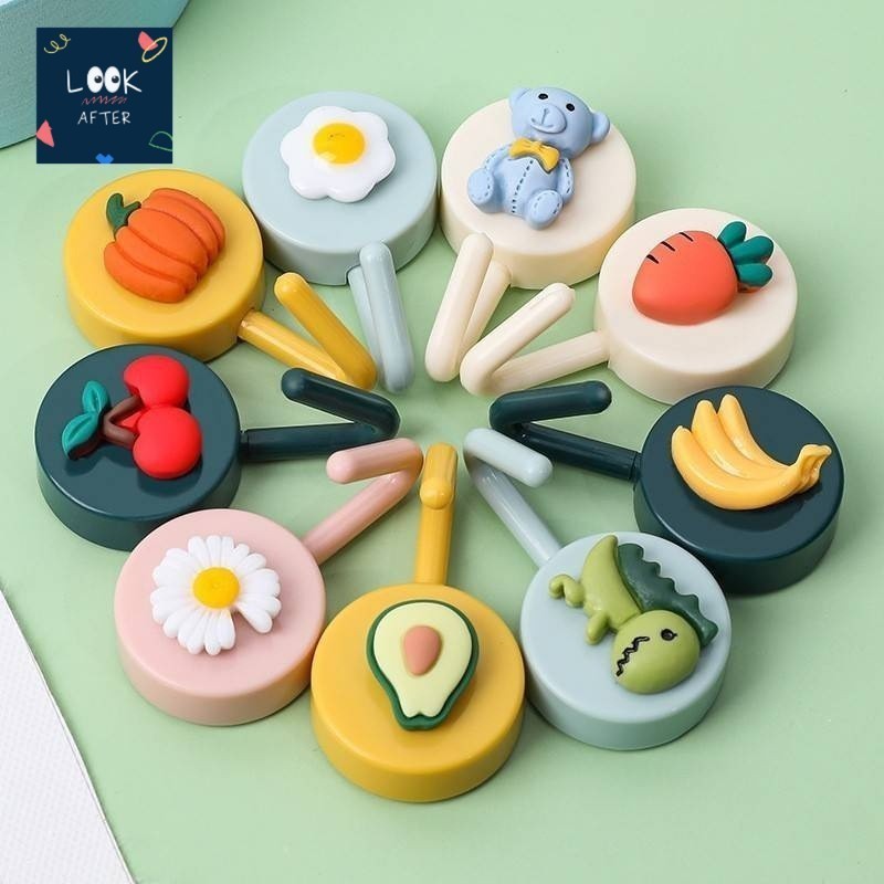 Look After ตะขอติดผนัง ไม่ต้องเจาะ! กาวติดแน่น มีหลายลาย พร้อมส่งจากประเทศไทย