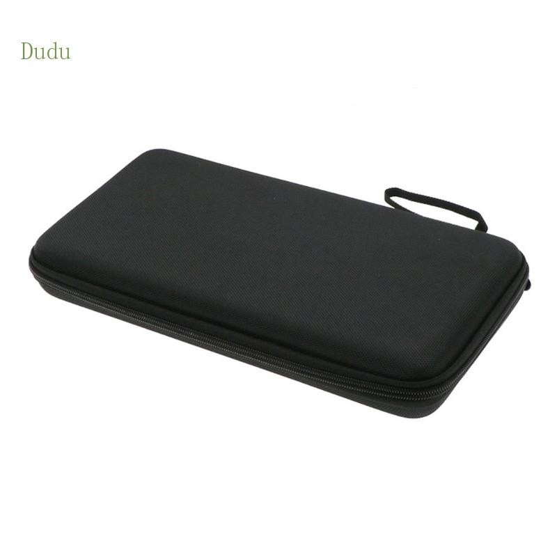 Dudu Hard Carrying Case กระเป๋าเก็บของสีดําซับสีเทานุ่มสําหรับ K3 Pro คีย์บอร์ดแบบกลไก